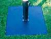 Dalle NOIR acier thermo-laqu�e 600 x 600 mm + tube � 60