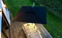 Parasol mat dport taupe Fratello Pro SOLERO