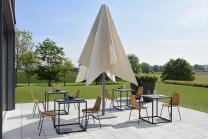 parasol tlescopique carr 4x4m