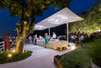 Parasol orientable � 360 degr�s Galileo Starwhite ou Inox SCOLARO