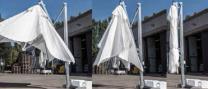 Parasol dport luxe Galileo Starwhite ou Inox SCOLARO