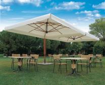 Parasol dport carr 6x6m Alu Poker Scolaro SCOLARO