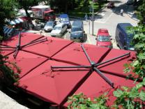 Parasol dport rectangle 3x6m Alu Double Scolaro SCOLARO