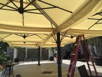 Parasol dport rectangle 3x6m Alu Double Scolaro SCOLARO