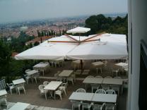 Parasol un mat deux toiles Alu Double Scolaro SCOLARO