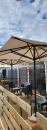 parasol Napoli alu carr 3x3m festival terrasse