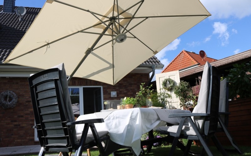 Solero® Palestro Pro, Grand parasol déporté