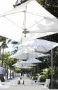 Parasol ouverture facile restaurant Paraflex Evolution UMBROSA